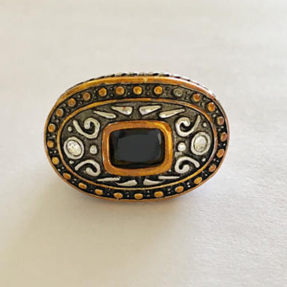 Onyx Turkish Ottoman Styled Ring